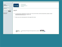Tablet Screenshot of ima.newlineprinting.com